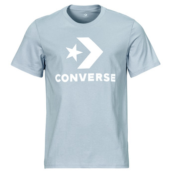 Oblačila Majice s kratkimi rokavi Converse LOGO STAR CHEV  SS TEE CLOUDY DAZE Modra