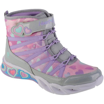 Čevlji  Deklice Polškornji Skechers Sweetheart Lights - Dreamy Love Srebrna