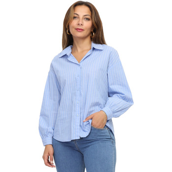 Oblačila Ženske Srajce & Bluze La Modeuse 69092_P161060 Modra