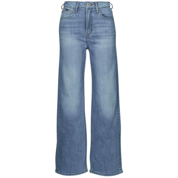 Oblačila Ženske Jeans flare Pepe jeans WIDE LEG JEANS UHW Modra