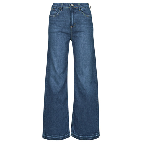 Oblačila Ženske Jeans flare Pepe jeans WIDE LEG JEANS UHW Modra