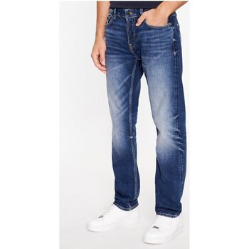 Oblačila Moški Jeans straight Guess M3BAN2 D55T2 Modra