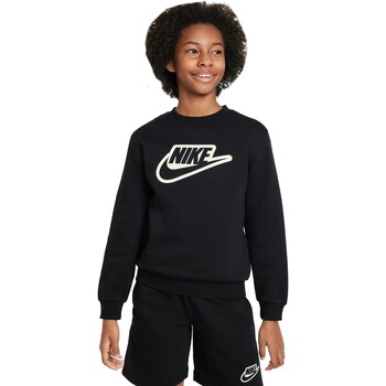 Oblačila Dečki Puloverji Nike NIOS  SPORTSWEAR CLUB FD3182 Črna