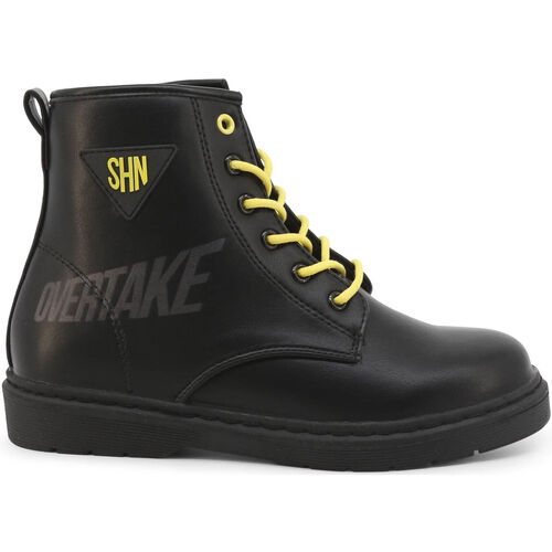 Čevlji  Moški Škornji Shone D551-006 Black/Yellow Črna