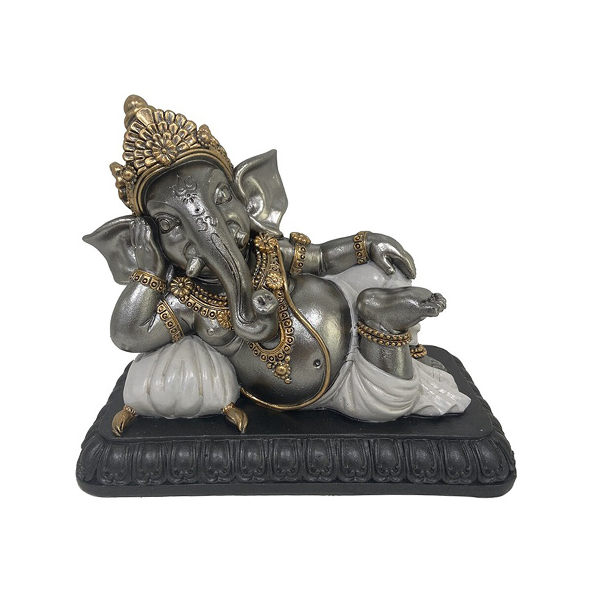 Dom Kipci in figurice Signes Grimalt Ganesh Figura Srebrna