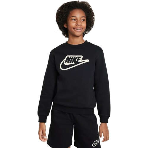 Oblačila Dečki Puloverji Nike SPORTSWEAR CLUB FD3182 Črna