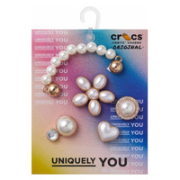Dodatki  Dodatki  Crocs JIBBITZ Dainty Pearl Jewelry 5 Pack Bela / Pozlačena