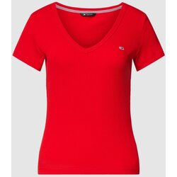 Oblačila Ženske Majice & Polo majice Tommy Jeans DW0DW17385 Rdeča