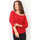 Oblačila Ženske Puloverji La Modeuse 68967_P160856 Rdeča