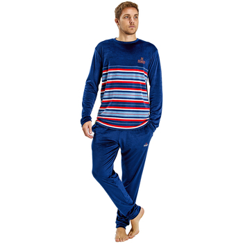 Oblačila Moški Pižame & Spalne srajce Munich MUDP0152 Modra