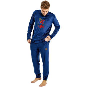 Oblačila Moški Pižame & Spalne srajce Munich MUDP0450 Modra
