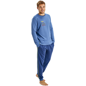 Oblačila Moški Pižame & Spalne srajce Munich MUDP0452 Modra