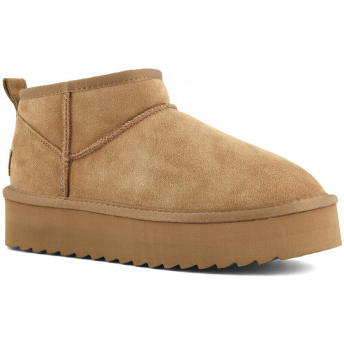 Colors of California Platfrom winter boot in suede Kostanjeva