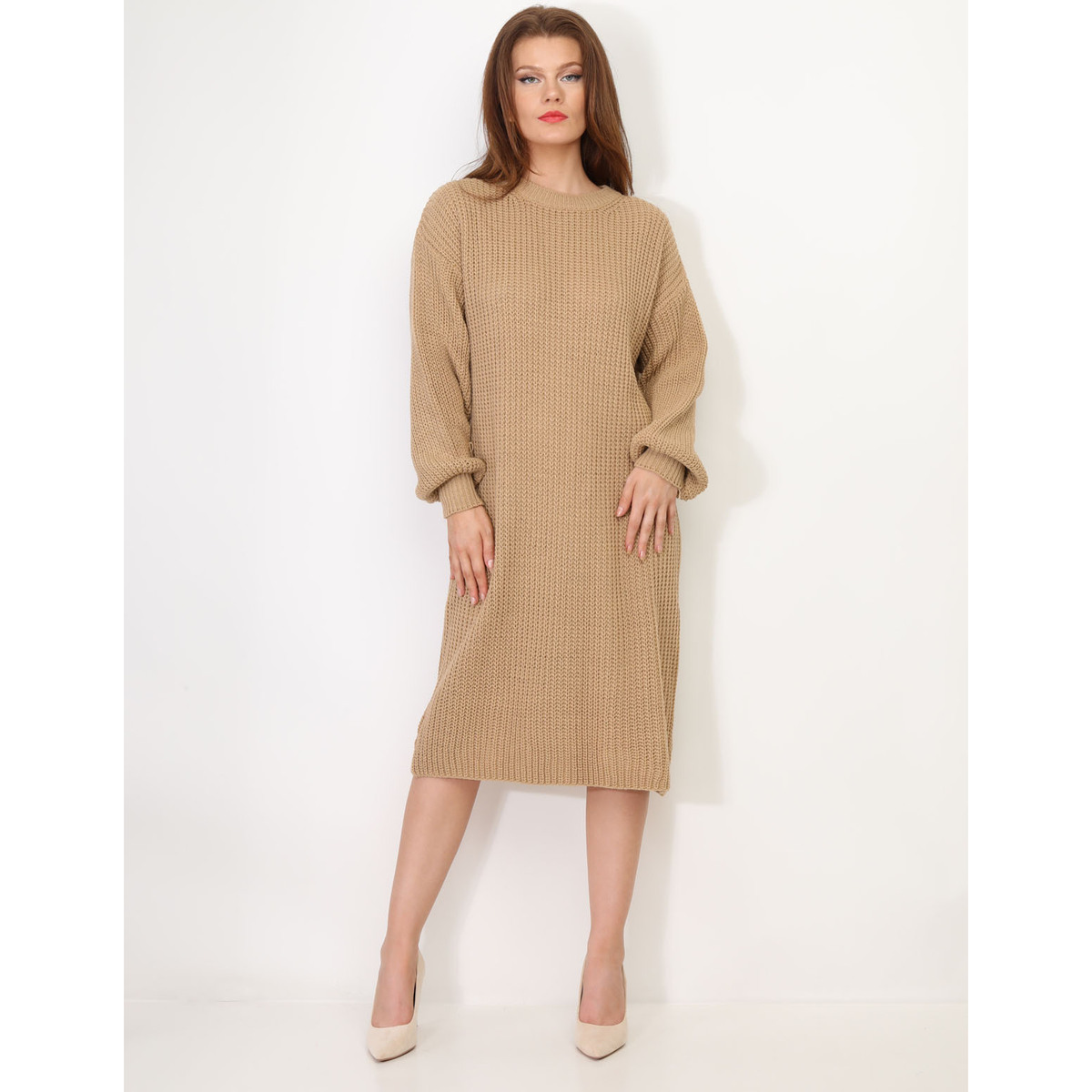 Oblačila Ženske Obleke La Modeuse 69278_P161274 Kostanjeva