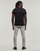 Oblačila Moški Majice s kratkimi rokavi Versace Jeans Couture 76GAHG00 Črna / Bela