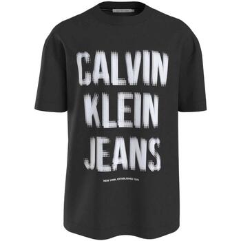 Oblačila Moški Majice s kratkimi rokavi Calvin Klein Jeans  Črna