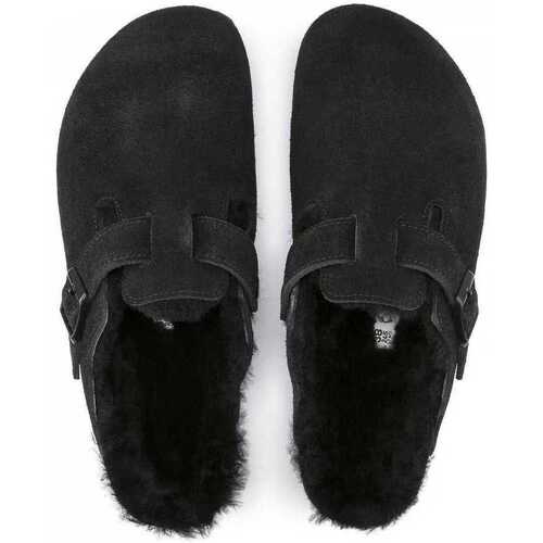 BIRKENSTOCK Boston shearling leve Črna