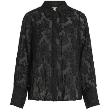 Oblačila Ženske Topi & Bluze Vila Kyoto Shirt L/S - Black Črna
