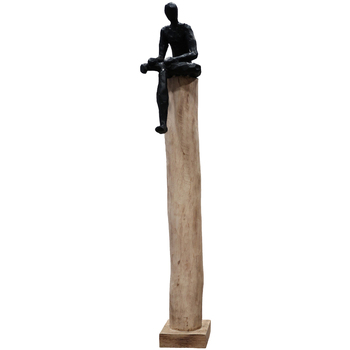 Dom Kipci in figurice Signes Grimalt Slika Sedeči Človek Kostanjeva