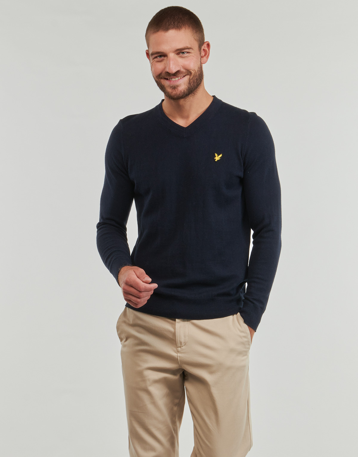 Oblačila Moški Puloverji Lyle & Scott KN2111V         