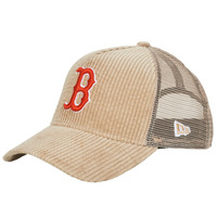Tekstilni dodatki Kape s šiltom New-Era MLB CORD TRUCKER BOSTON RED SOX Bež / Rdeča