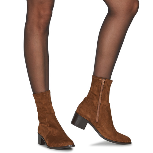 JB Martin LOU Toile / Suede / St / Tabac