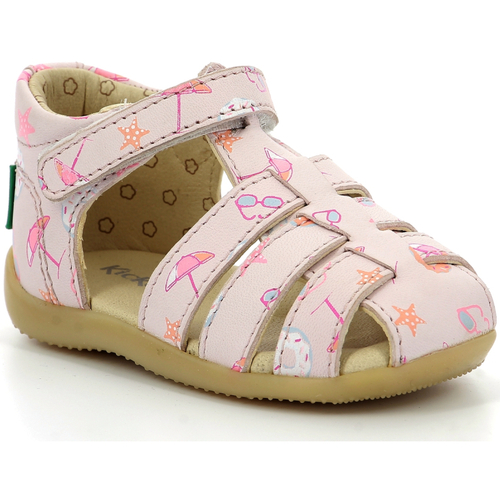 Čevlji  Deklice Sandali & Odprti čevlji Kickers Bigflo-2 Rožnata