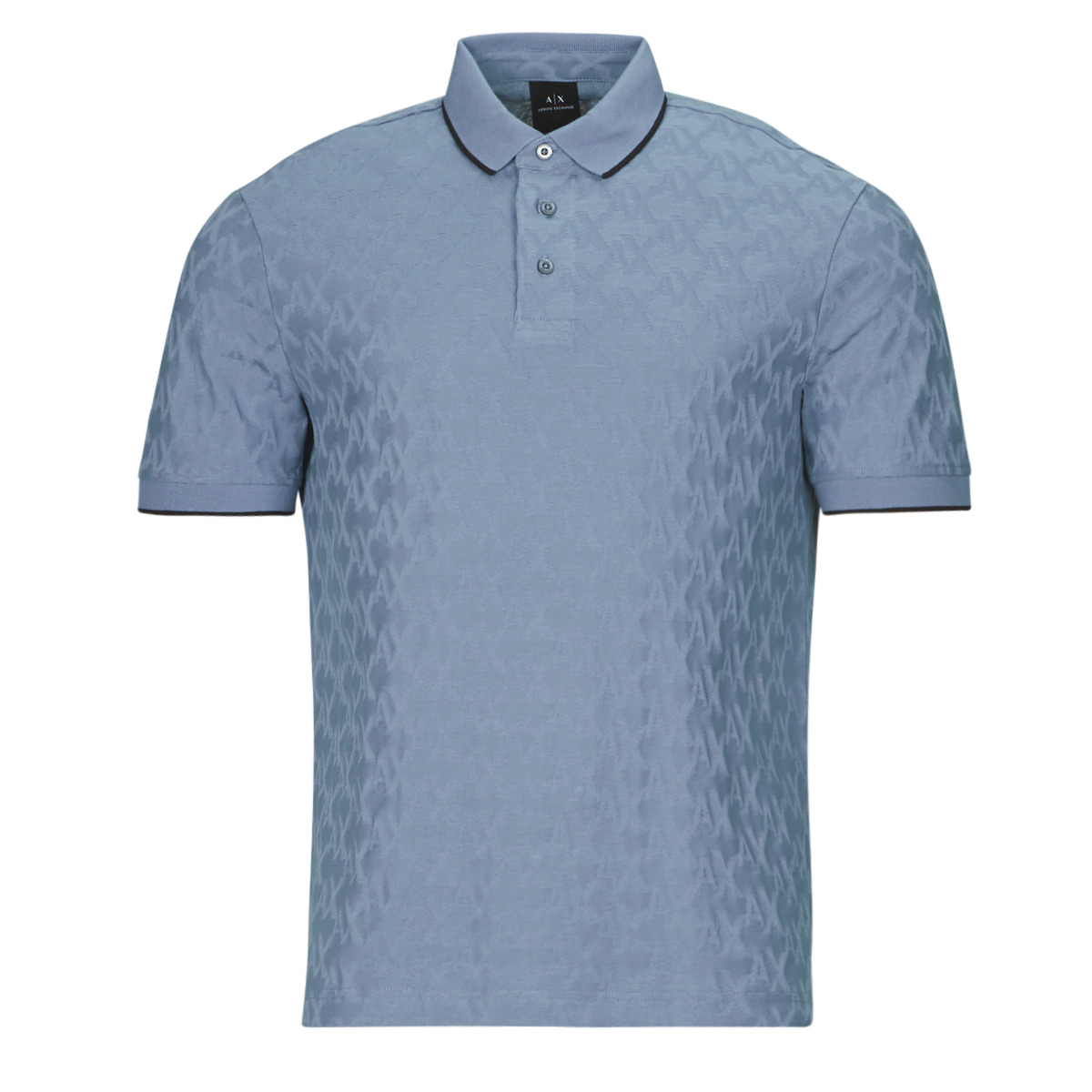 Oblačila Moški Polo majice kratki rokavi Armani Exchange 6DZFLA Modra