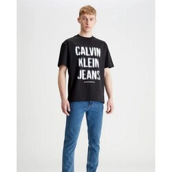 Oblačila Moški Majice s kratkimi rokavi Calvin Klein Jeans J30J324648 Črna