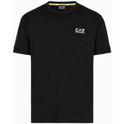 Oblačila Moški Majice s kratkimi rokavi Emporio Armani EA7 3DPT35 PJ02Z Črna