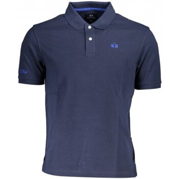Oblačila Moški Majice & Polo majice La Martina XMP002-PK031 Modra