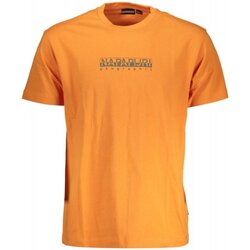 Oblačila Moški Majice s kratkimi rokavi Napapijri NP0A4GDR-S-BOX-SS-3 Oranžna