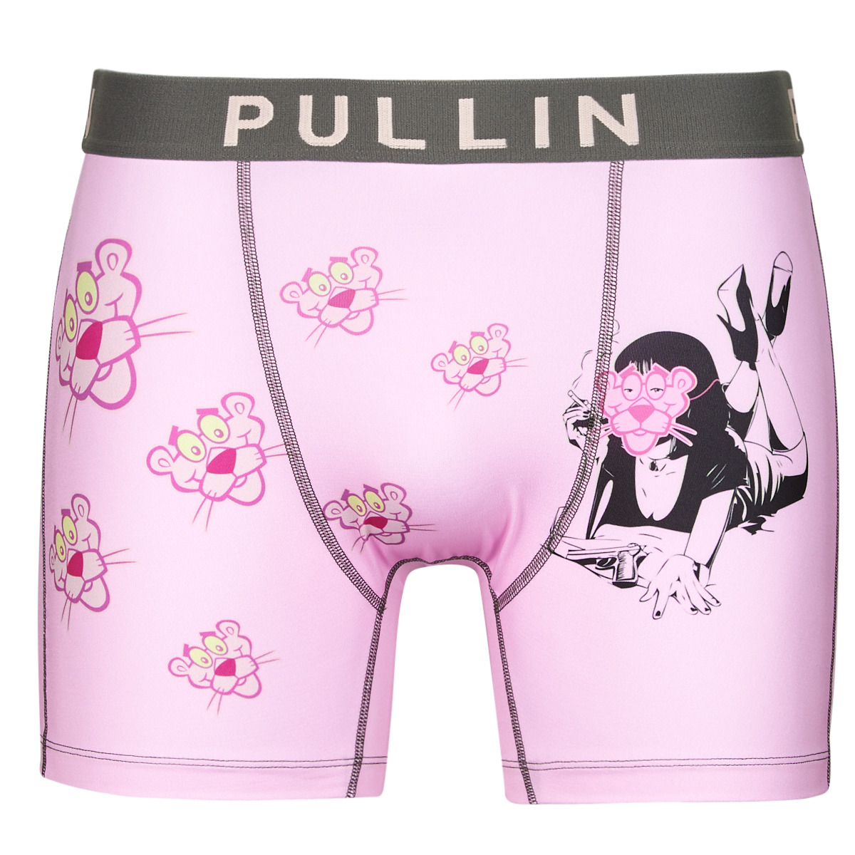 Spodnje perilo Moški Boksarice Pullin FASHION LYCRA Rožnata
