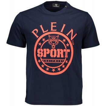 Oblačila Moški Majice s kratkimi rokavi Philipp Plein Sport TIPS128 Modra