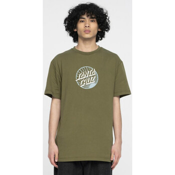 Oblačila Moški Majice & Polo majice Santa Cruz Retreat dot front t-shirt Zelena