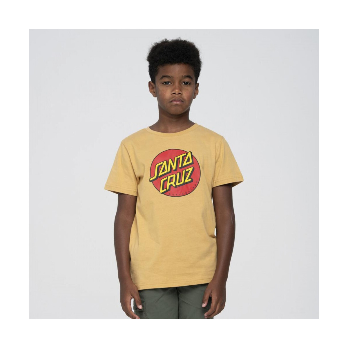 Oblačila Otroci Majice & Polo majice Santa Cruz Youth classic dot t-shirt Bež