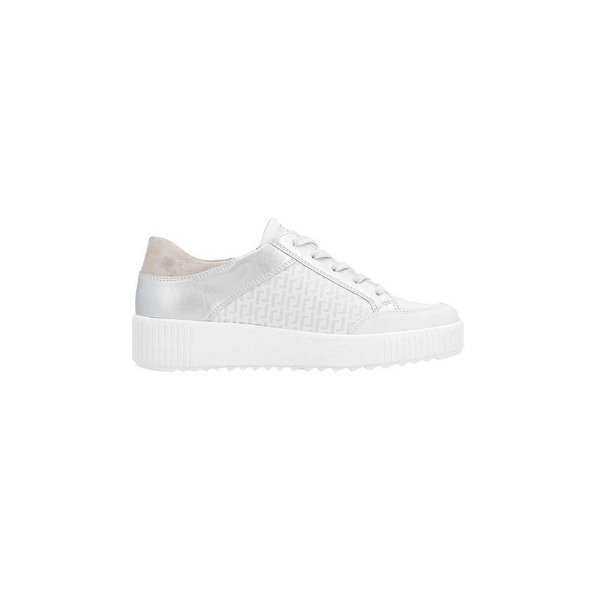 Čevlji  Ženske Čevlji Derby Remonte R7901  81-blanc combiné R7901 Bela