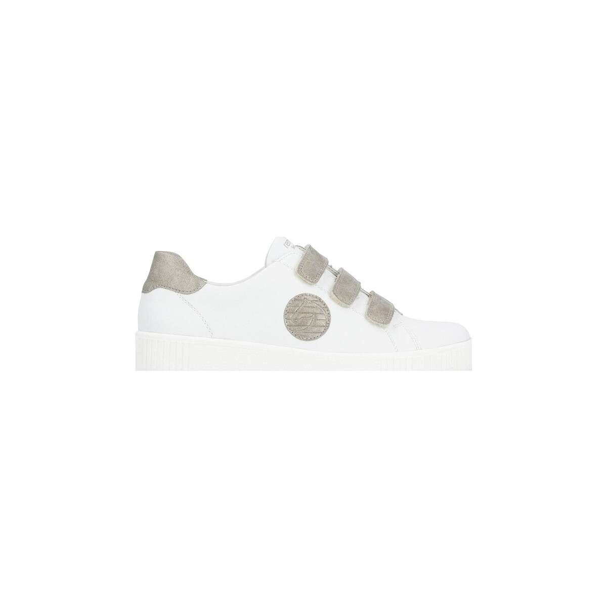 Čevlji  Ženske Čevlji Derby Remonte R7902  80-blanc combiné R7902 Bela