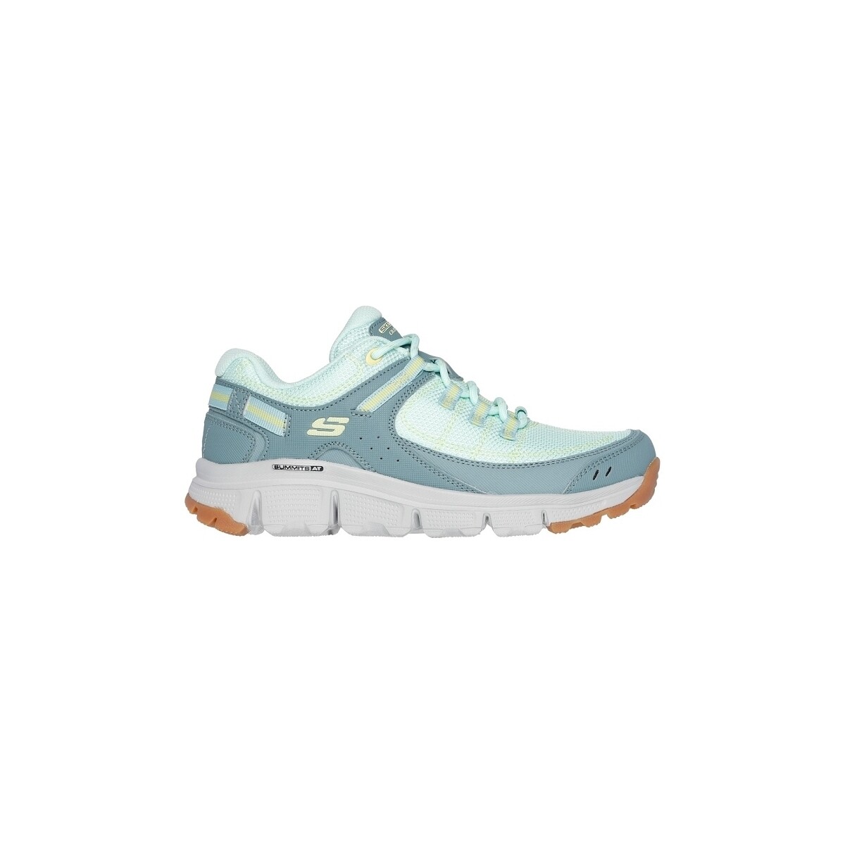 Čevlji  Ženske Čevlji Derby Skechers SUMMITS AT - ARTISTS BLUF  SAGE 180145 Zelena