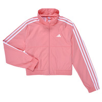 Oblačila Deklice Vetrovke Adidas Sportswear Train Essentials Full-Zip Hooded Jacket Rožnata