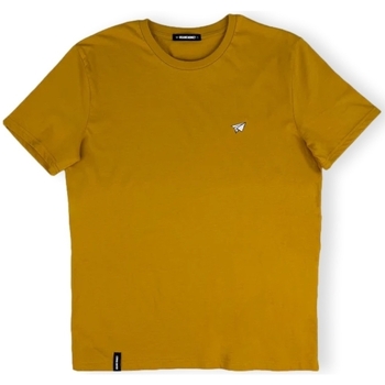 Oblačila Moški Majice & Polo majice Organic Monkey T-Shirt Paper Plane - Mustard Rumena