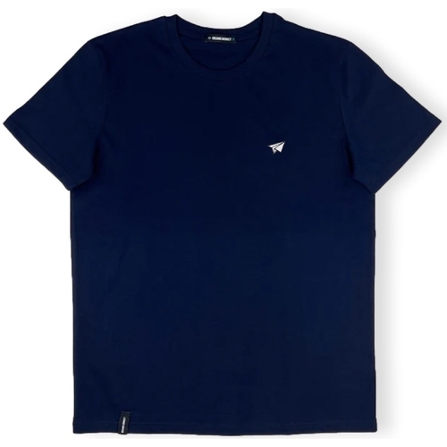 Oblačila Moški Majice & Polo majice Organic Monkey T-Shirt Paper Plane - Navy Modra