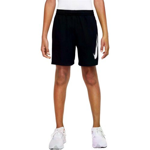 Oblačila Dečki Spodnji deli trenirke  Nike PANTALON NIO  MULTI DX5361 Črna