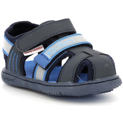 Čevlji  Dečki Sandali & Odprti čevlji Kickers Kickbeachou Modra