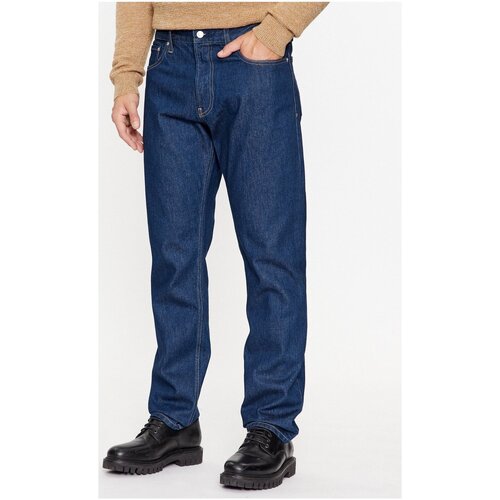 Oblačila Moški Jeans straight Calvin Klein Jeans J30J323881 Modra