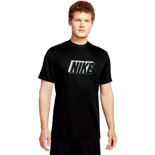 Oblačila Moški Majice s kratkimi rokavi Nike CAMISETA HOMBRE  ACADEMY FB6485 Črna
