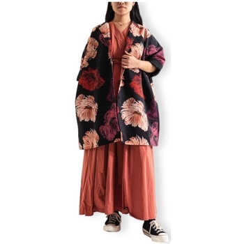 Oblačila Ženske Plašči Wendy Trendy Coat 219754 - Floral Večbarvna