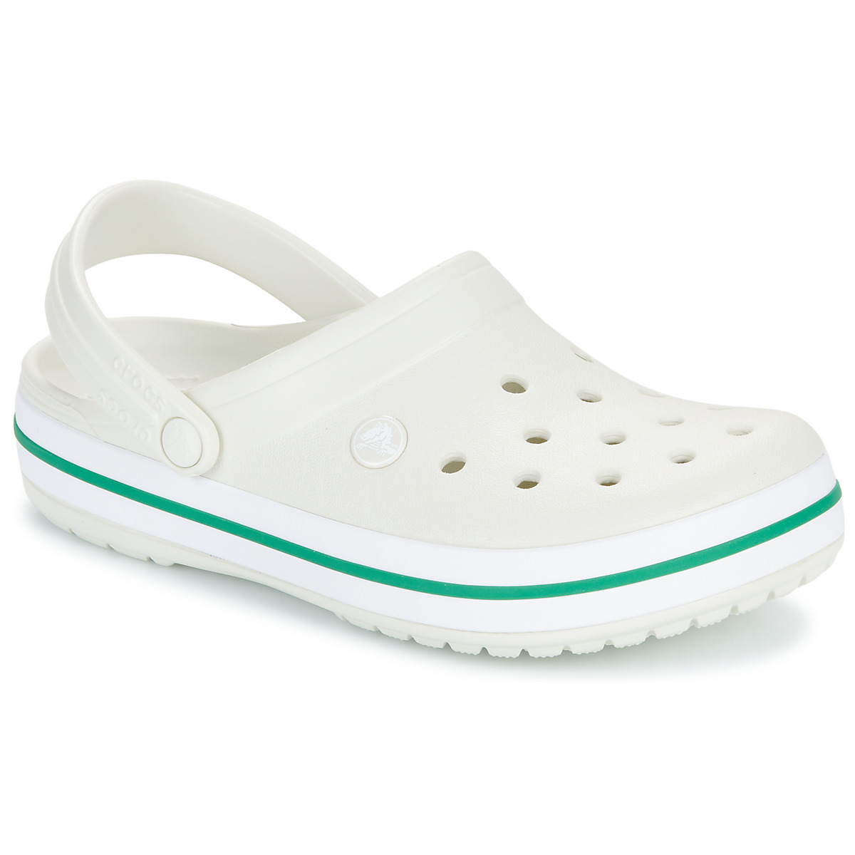 Čevlji  Cokli Crocs Crocband Bež / Zelena