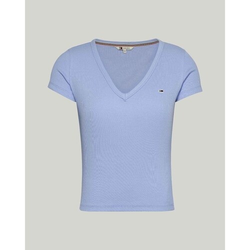 Oblačila Ženske Majice & Polo majice Tommy Hilfiger DW0DW17385C3S Modra