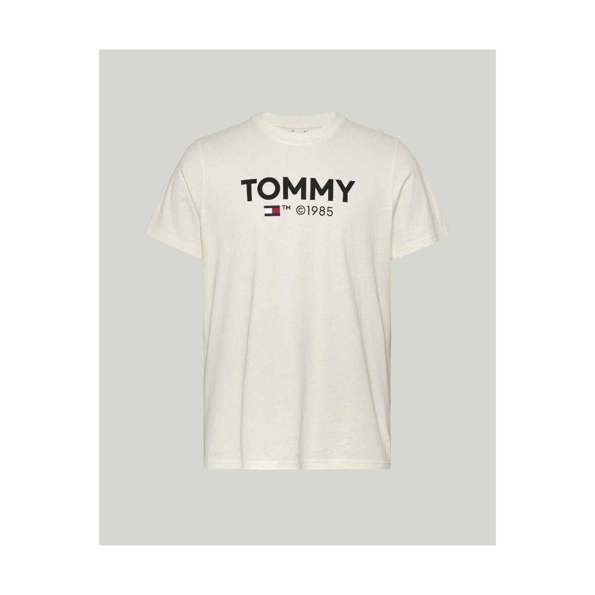 Oblačila Moški Majice s kratkimi rokavi Tommy Hilfiger DM0DM18264YBH Bela